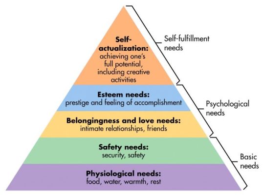Maslow hierarchy needs